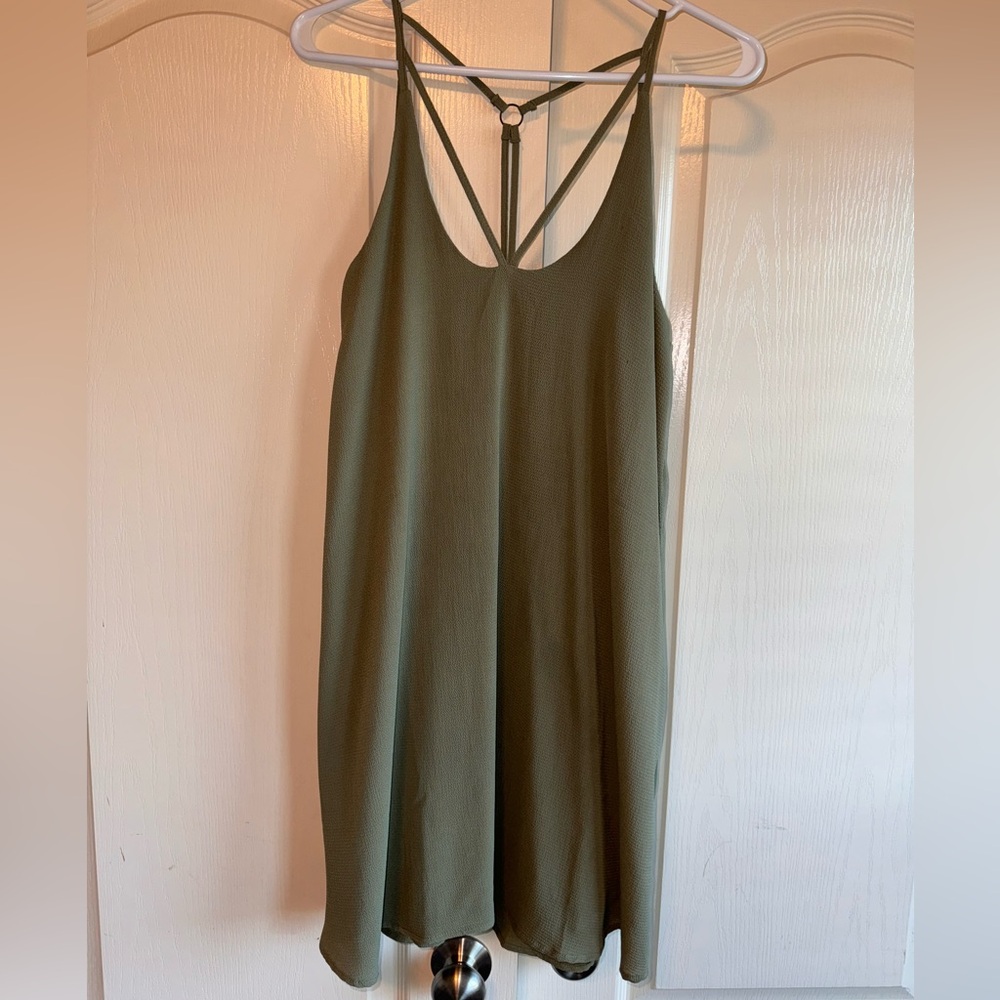 Olive Blue Rain Dress